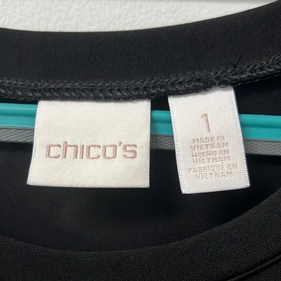 Chico’s Maxi dress, black, size 1 - Picture 2 of 5